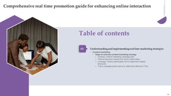 Comprehensive Real Time Promotion Guide For Enhancing Online Interaction Complete Deck Slide54