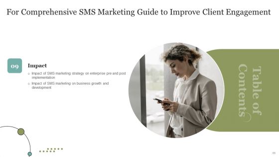 Comprehensive SMS Marketing Guide To Improve Client Engagement Rates Ppt PowerPoint Presentation Complete Deck With Slides