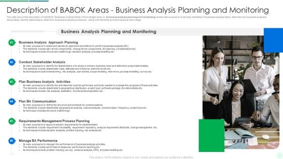 Comprehensive Solution Analysis Description Of Babok Areas Business Analysis Planning And Monitoring Introduction PDF