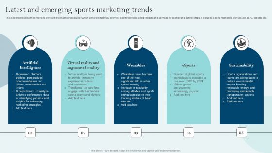 Comprehensive Sports Event Marketing Plan Latest And Emerging Sports Marketing Trends Themes PDF