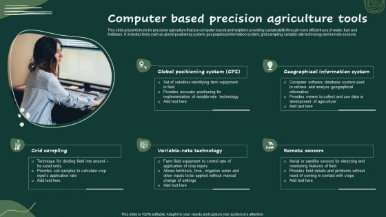 Computer Based Precision Agriculture Tools Inspiration PDF