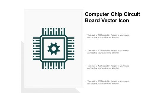 Computer Chip Circuit Board Vector Icon Ppt PowerPoint Presentation Professional Inspiration