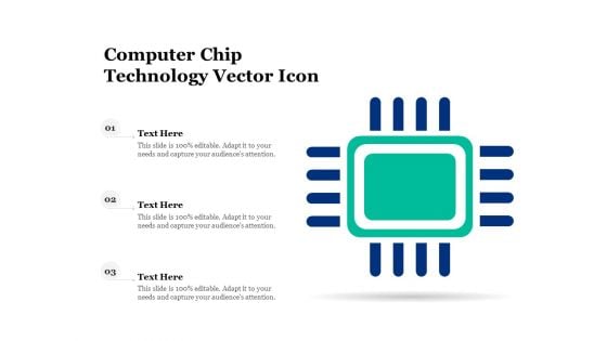 Computer Chip Technology Vector Icon Ppt PowerPoint Presentation Gallery Master Slide PDF