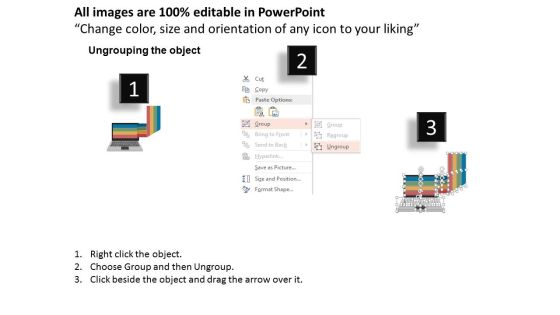 Computer Infographic For Communication Steps Powerpoint Templates Slide02