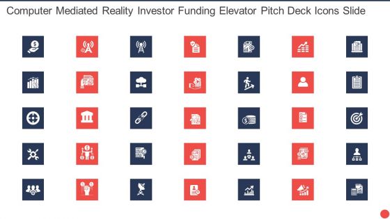 Computer Mediated Reality Investor Funding Elevator Pitch Deck Icons Slide Ideas PDF