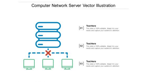 Computer Network Server Vector Illustration Ppt PowerPoint Presentation Summary Visuals PDF