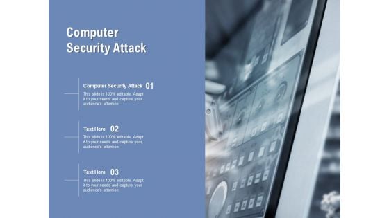 Computer Security Attack Ppt PowerPoint Presentation File Templates Cpb Pdf