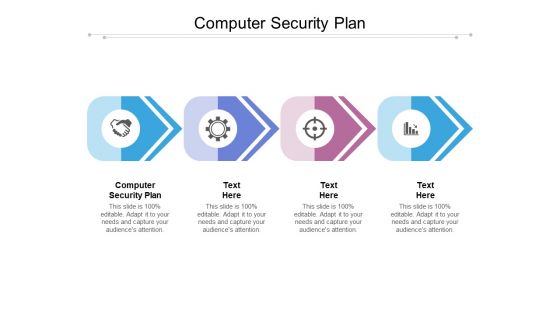 Computer Security Plan Ppt PowerPoint Presentation Visual Aids Show Cpb