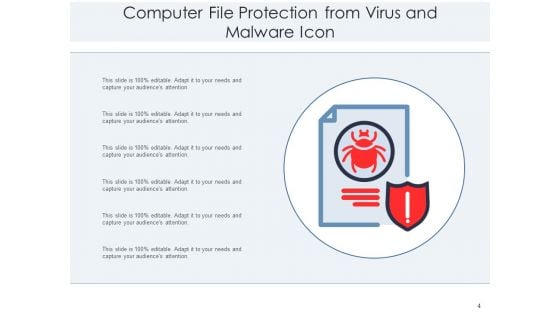 Computer Virus Icon Smartphone Threat Ppt PowerPoint Presentation Complete Deck