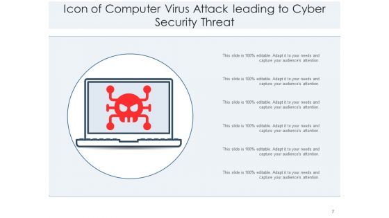 Computer Virus Icon Smartphone Threat Ppt PowerPoint Presentation Complete Deck