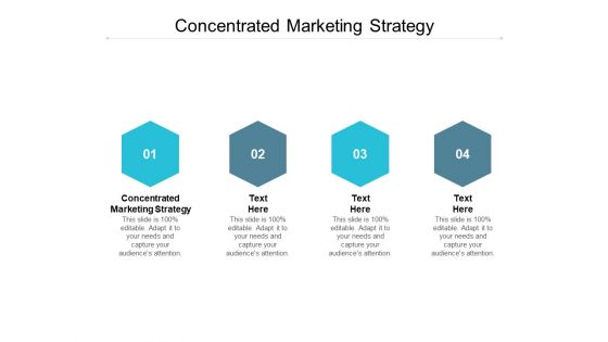 Concentrated Marketing Strategy Ppt PowerPoint Presentation Show Cpb