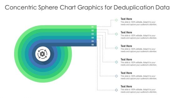 Concentric Sphere Chart Graphics For Deduplication Data Ppt Portfolio Inspiration PDF