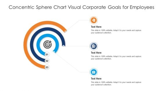 Concentric Sphere Chart Visual Corporate Goals For Employees Ppt Infographic Template Example Topics PDF