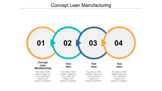 Concept Lean Manufacturing Ppt PowerPoint Presentation Infographic Template Slideshow Cpb