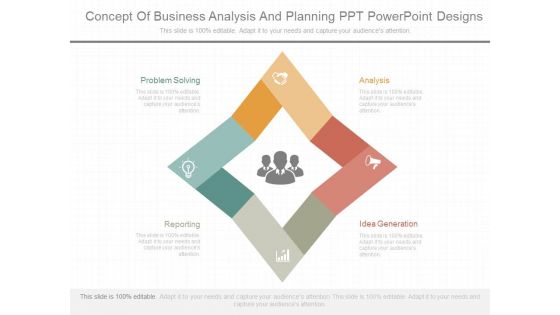 Concept Of Business Analysis And Planning Ppt Powerpoint Designs