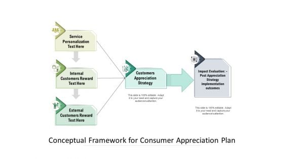 Conceptual Framework For Consumer Appreciation Plan Ppt PowerPoint Presentation Gallery Picture PDF