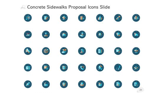 Concrete Sidewalks Proposal Ppt PowerPoint Presentation Complete Deck With Slides