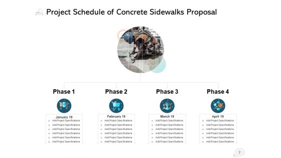 Concrete Sidewalks Proposal Ppt PowerPoint Presentation Complete Deck With Slides