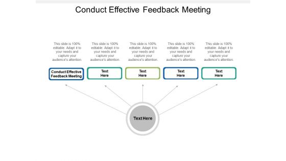 Conduct Effective Feedback Meeting Ppt PowerPoint Presentation File Styles Cpb