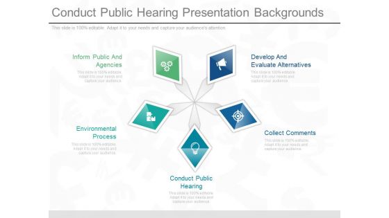 Conduct Public Hearing Presentation Backgrounds