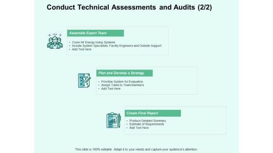 Conduct Technical Assessments And Audits Requirements Ppt PowerPoint Presentation Model Grid Conduct Technical Assessments And Audits Requirements Ppt PowerPoint Presentation Model Grid