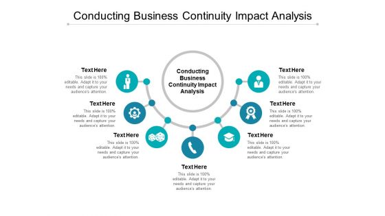 Conducting Business Continuity Impact Analysis Ppt PowerPoint Presentation Diagram Lists Cpb