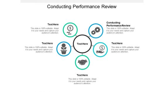 Conducting Performance Review Ppt PowerPoint Presentation Summary Mockup Cpb