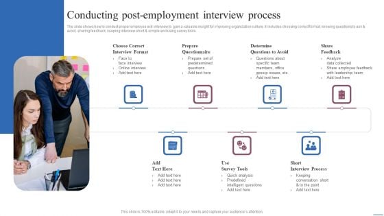 Conducting Post Employment Interview Process Rules PDF