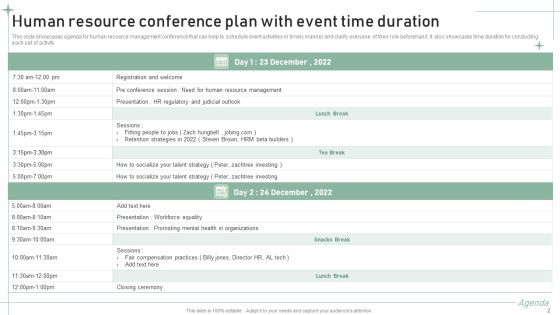 Conference Plan Ppt PowerPoint Presentation Complete With Slides Slide02