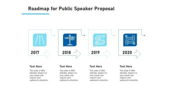 Conference Session Roadmap For Public Speaker Proposal Ppt Visual Aids Styles PDF