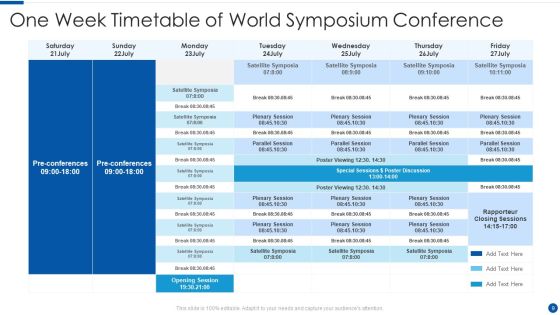 Conference Timetable Ppt PowerPoint Presentation Complete Deck With Slides Slide09