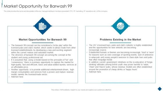 Confidential Information Memorandum Market Opportunity For Barwash 99 Professional PDF Confidential Information Memorandum Market Opportunity For Barwash 99 Professional PDF