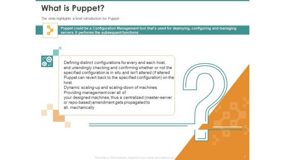 Configuration Management With Puppet Ppt PowerPoint Presentation Complete Deck With Slides