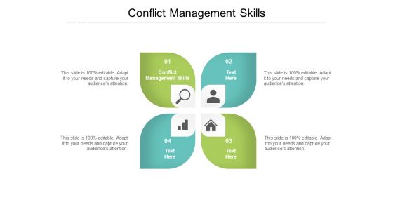 Conflict Management Skills Ppt PowerPoint Presentation Inspiration Introduction Cpb