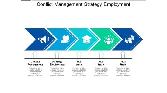 Conflict Management Strategy Employment Ppt PowerPoint Presentation Show Visual Aids