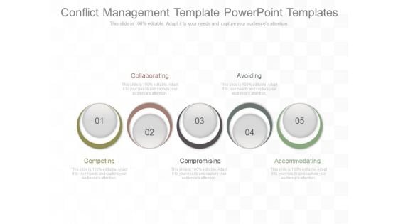 Conflict Management Template Powerpoint Templates