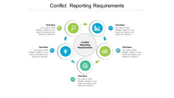 Conflict Reporting Requirements Ppt PowerPoint Presentation Gallery Background Images Cpb Pdf