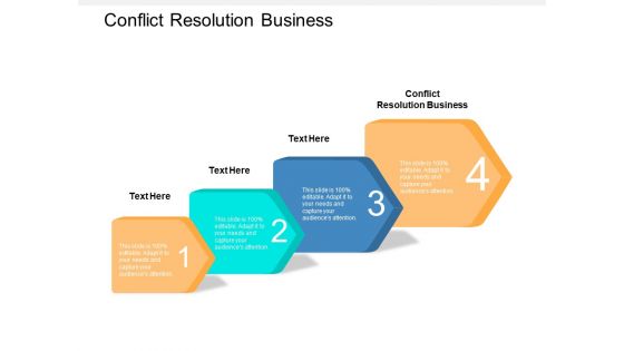 Conflict Resolution Business Ppt PowerPoint Presentation Icon Show Cpb