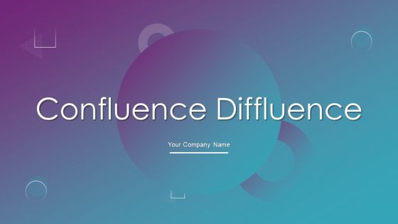 Confluence Diffluence Ppt PowerPoint Presentation Complete Deck With Slides