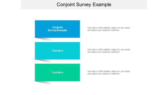 Conjoint Survey Example Ppt PowerPoint Presentation Professional Aids Cpb