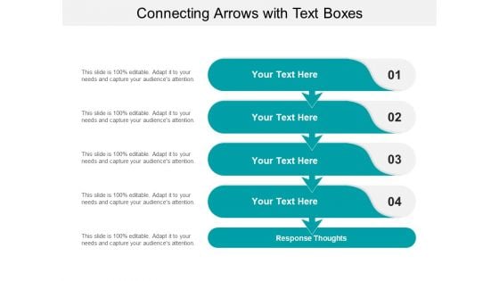 Connecting Arrows With Text Boxes Ppt PowerPoint Presentation Infographics Elements