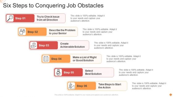 Conquering Obstacles Ppt PowerPoint Presentation Complete Deck With Slides