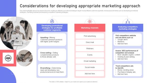 Considerations For Developing Appropriate Marketing Approach Background PDF