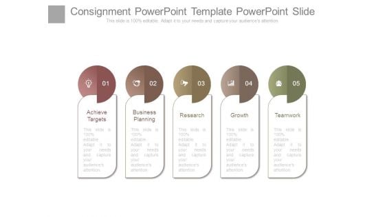 Consignment Powerpoint Template Powerpoint Slide