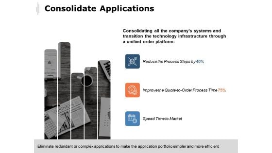 Consolidate Applications Ppt PowerPoint Presentation Professional Designs