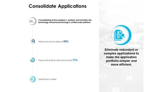 Consolidate Applications Ppt PowerPoint Presentation Styles Guide