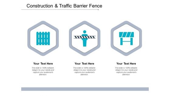 Construction And Traffic Barrier Fence Ppt PowerPoint Presentation Outline Clipart