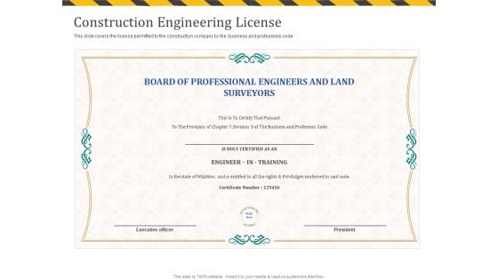 Construction Business Company Profile Construction Engineering License Rules PDF Construction Business Company Profile Construction Engineering License Rules PDF