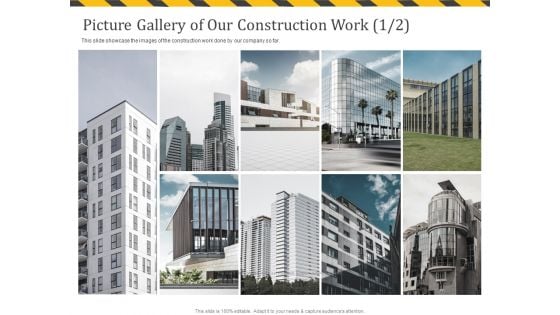 Construction Business Company Profile Picture Gallery Of Our Construction Work Far Information PDF