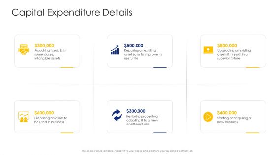 Construction Engineering And Industrial Facility Management Capital Expenditure Details Structure PDF